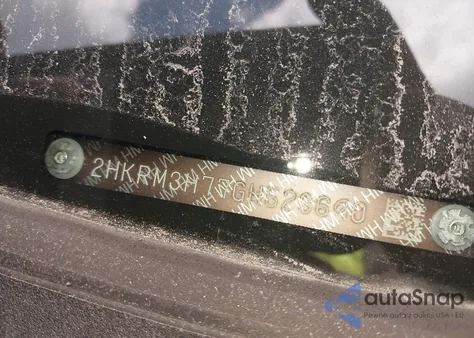 2016 Honda Cr-V Ex-L z USA, uszkodzony, nr VIN 2HKRM3H77GH523690